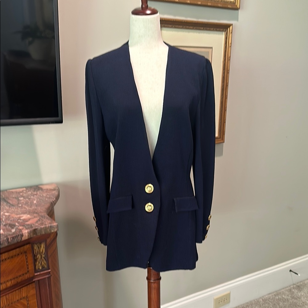 St. John Blue and Gold Jacket